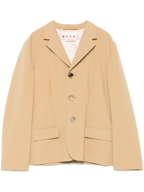 Marni single-breasted blazer - Neutrals - zdjęcie produktu nr 1