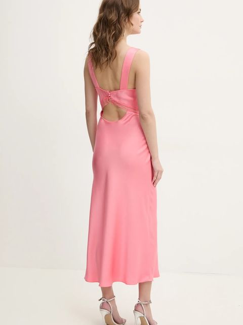 Bardot sukienka kolor różowy maxi rozkloszowana 58603DB3 - zdjęcie produktu nr 2