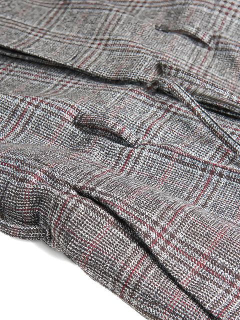 Tod's checked jumpsuit - Grey