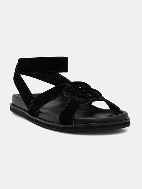 BOSS sandały damskie zamszowe Freyah - zdjęcie produktu nr 1