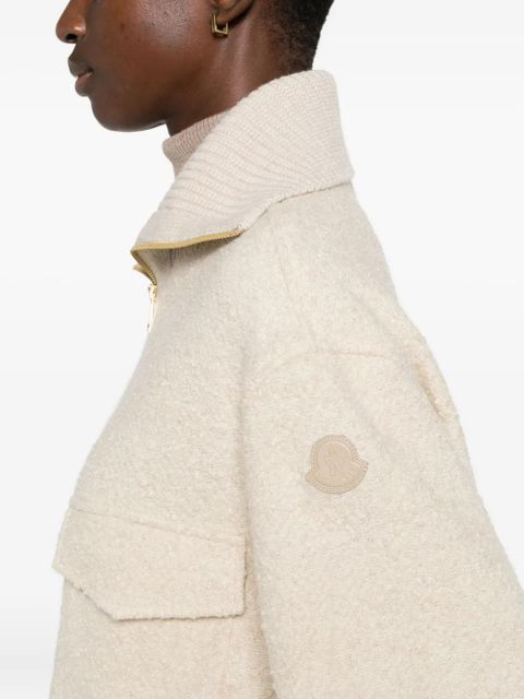 Moncler flap-pocket zip jacket - Neutrals