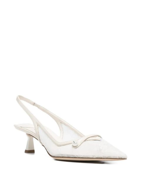 Jimmy Choo Amita slingback pumps - White - zdjęcie produktu nr 2