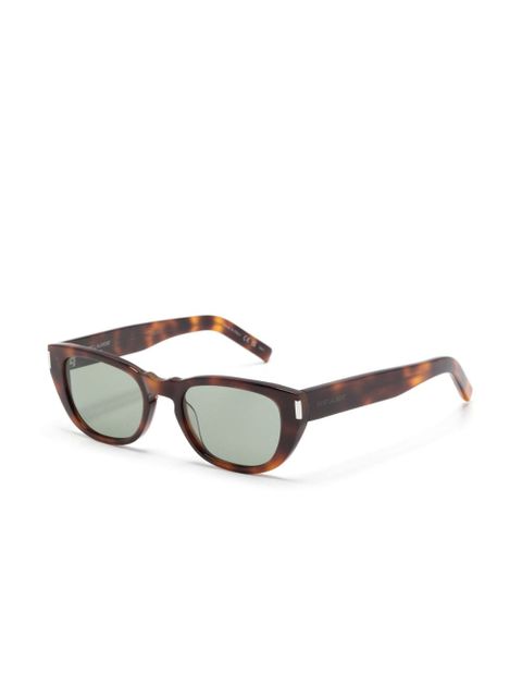 Saint Laurent Eyewear cat-eye tortoiseshell sunglasses - Brown