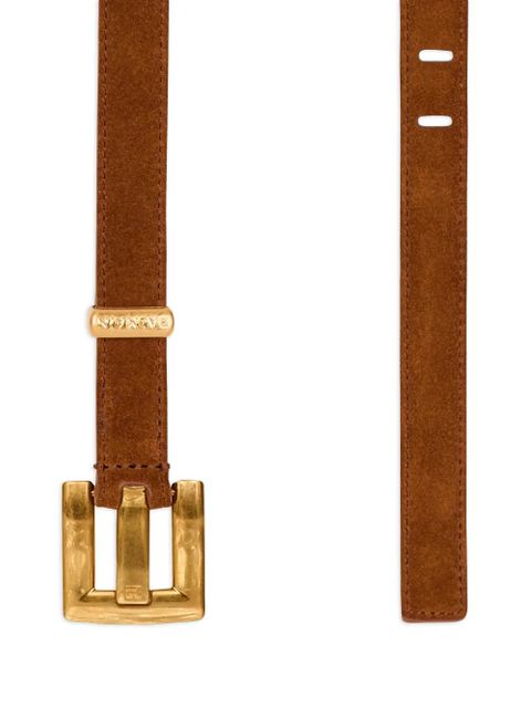 Balmain suede belt - Green