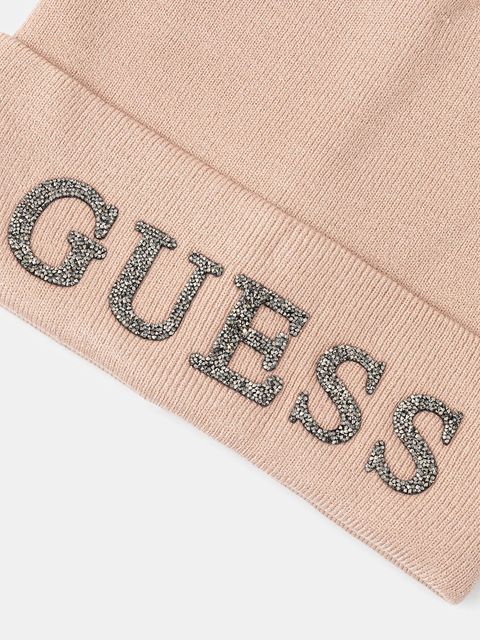 Guess czapka kolor pomarańczowy AW5398 POL01