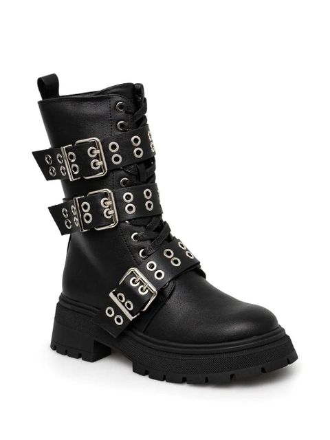TWINSET leather boots - Black - zdjęcie produktu nr 2