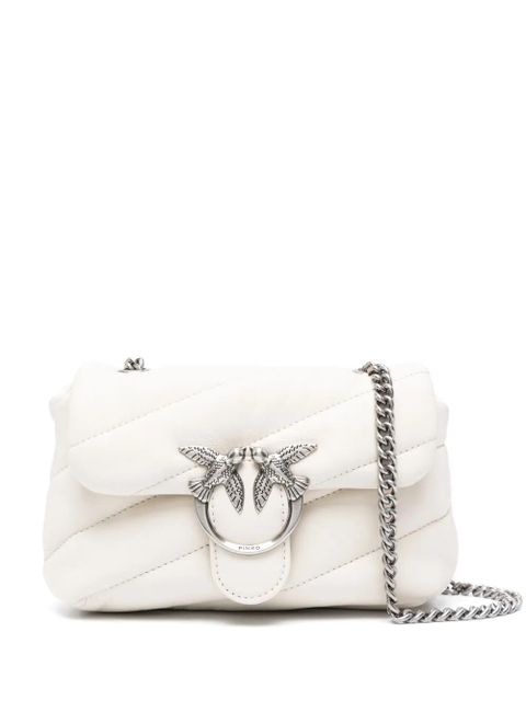 PINKO Baby Love quilted leather shoulder bag - White - zdjęcie produktu nr 1