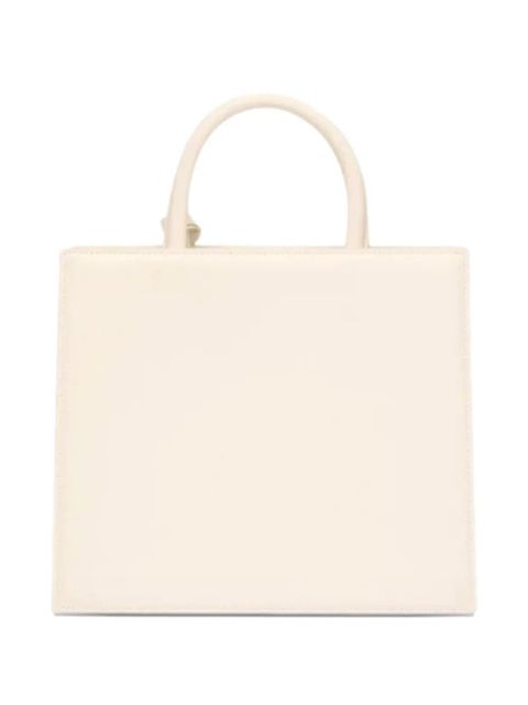 MC2 Saint Barth mini leather tote bag - White - zdjęcie produktu nr 2