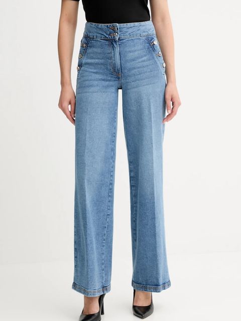 Silvian Heach jeansy BINNO damskie kolor niebieski GPA25026JE - zdjęcie produktu nr 1