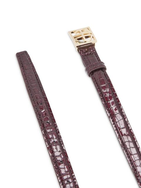 ANINE BING leather belt - Red - zdjęcie produktu nr 2