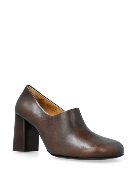 LEMAIRE Anatomic leather pumps - Brown