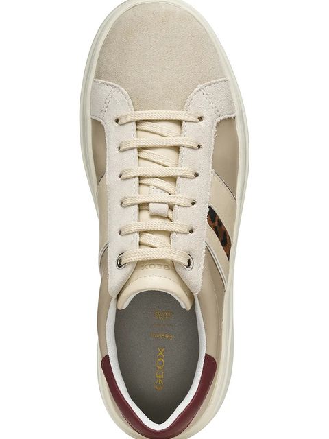 Geox sneakersy D SPHERICA ECUB-2 damskie kolor beżowy D56WVC 000BC C5267