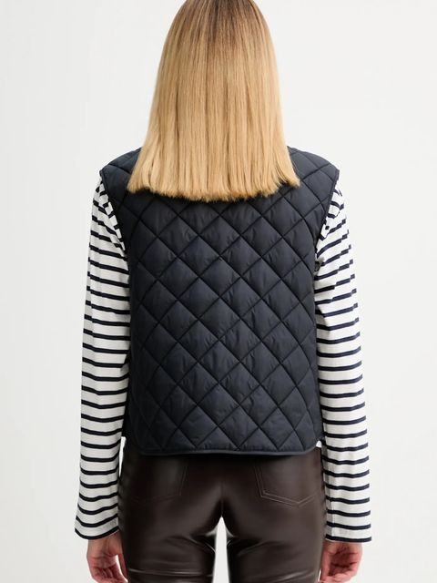 Marc O'Polo bezrękawnik kolor granatowy przejściowy 600111972009