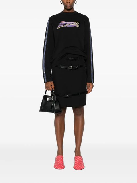 Coperni logo-print long-sleeve t-shirt - Black - zdjęcie produktu nr 2