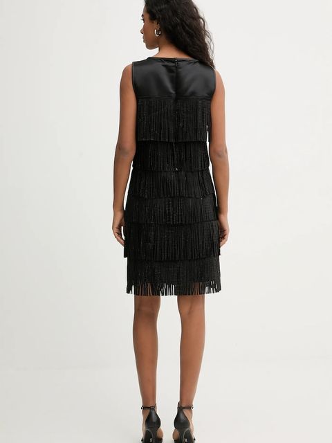 Karl Lagerfeld sukienka kolor czarny mini prosta B1W13056 - zdjęcie produktu nr 2