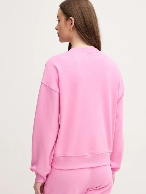 United Colors of Benetton bluza damska kolor różowy z nadrukiem 31NB3M07K