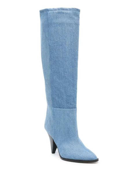 ISABEL MARANT Ririo denim 80mm boots - Blue - zdjęcie produktu nr 2