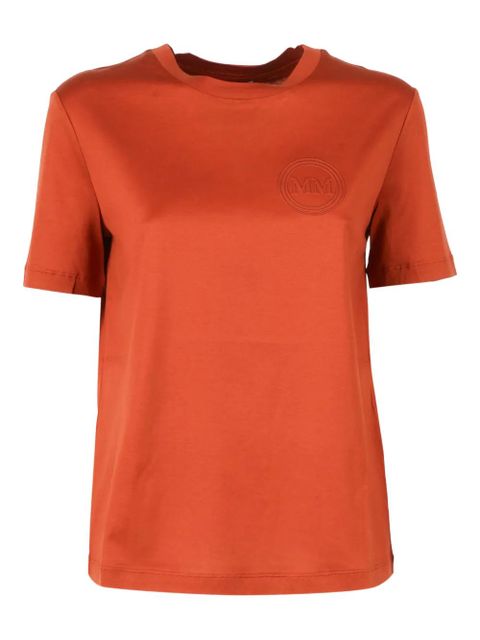 Max Mara logo-embroidered T-shirt - Orange - zdjęcie produktu nr 1
