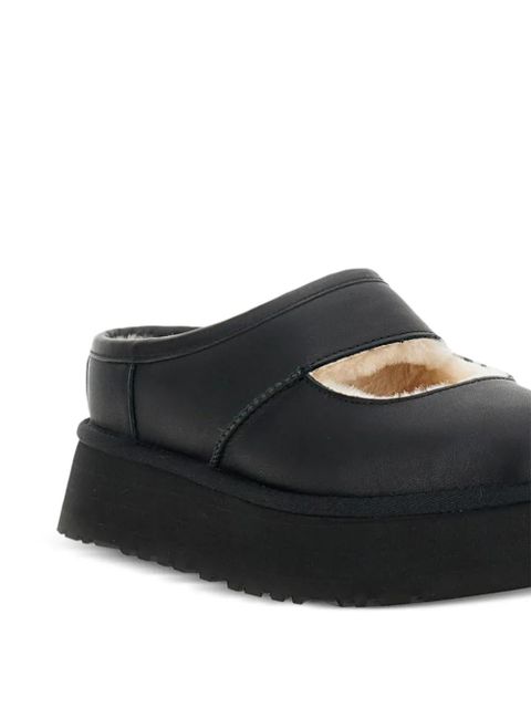 UGG Bea platform leather mules - Black