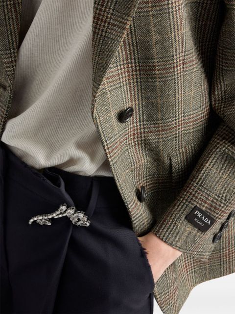 Prada gabardine trousers - Blue