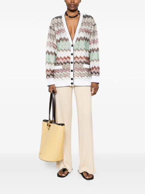Missoni chevron pocket cardigan - White - zdjęcie produktu nr 2