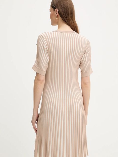 Liu Jo sukienka kolor brązowy mini rozkloszowana TA6062 MS55N - zdjęcie produktu nr 2