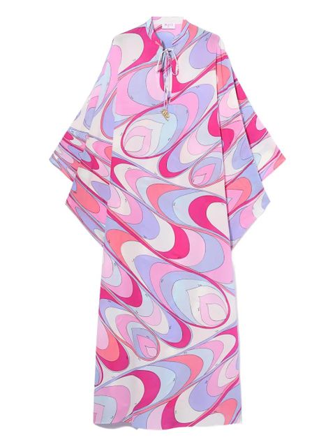 PUCCI onde-print silk dress - Pink - zdjęcie produktu nr 1