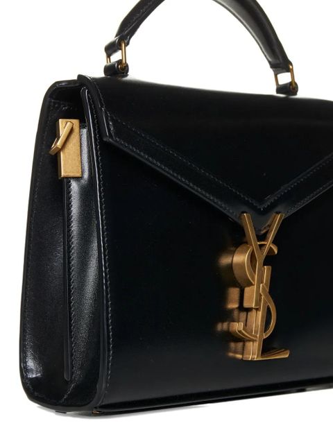Saint Laurent mini Cassandra monogram tote bag - Black