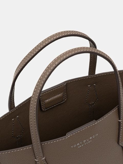 Tory Burch torebka skórzana Perry kolor brązowy 174234-250 - zdjęcie produktu nr 2