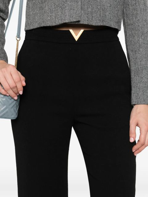 Valentino Garavani vltn straight-leg trousers - Black