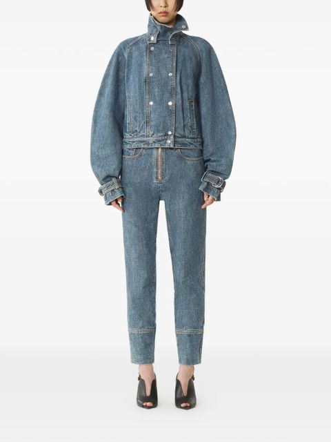 Lanvin buttoned funnel-neck jacket - Blue - zdjęcie produktu nr 2