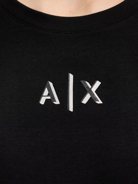 Armani Exchange t-shirt damski kolor czarny XW001382 AF16294