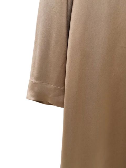 TOTEME long-sleeved maxi dress - Neutrals