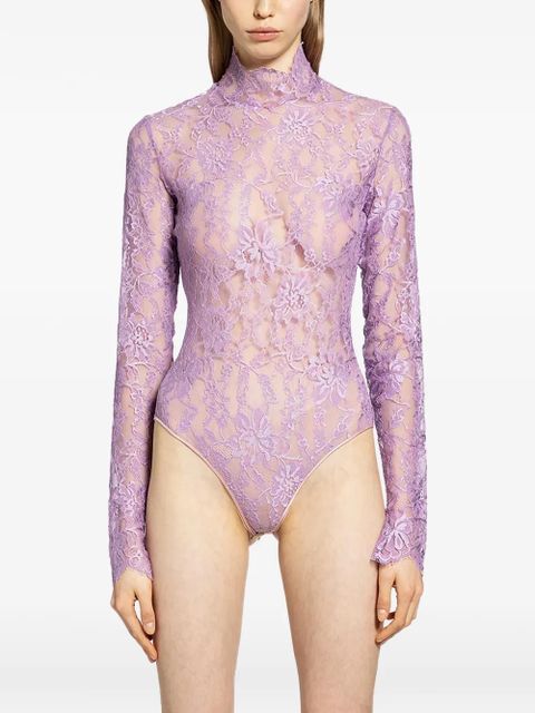 Valentino Garavani lace bodysuit - Purple - zdjęcie produktu nr 1
