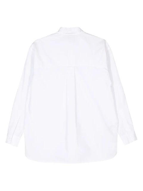 PINKO logo-embroidered shirt - White - zdjęcie produktu nr 2