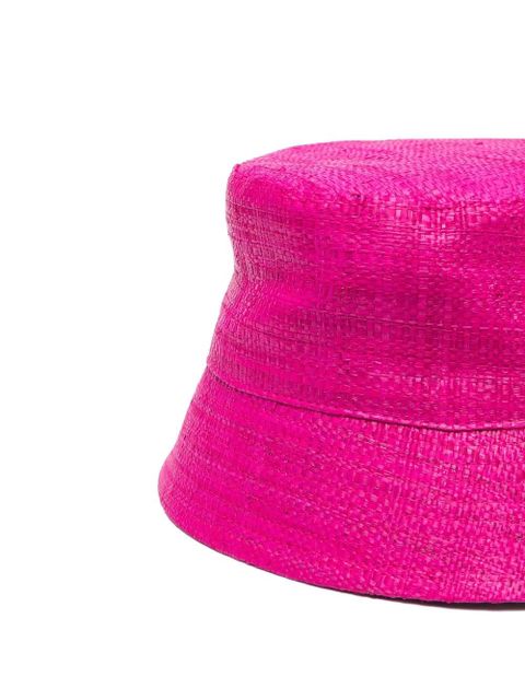 Ruslan Baginskiy embroidered-logo bucket hat - Pink - zdjęcie produktu nr 2