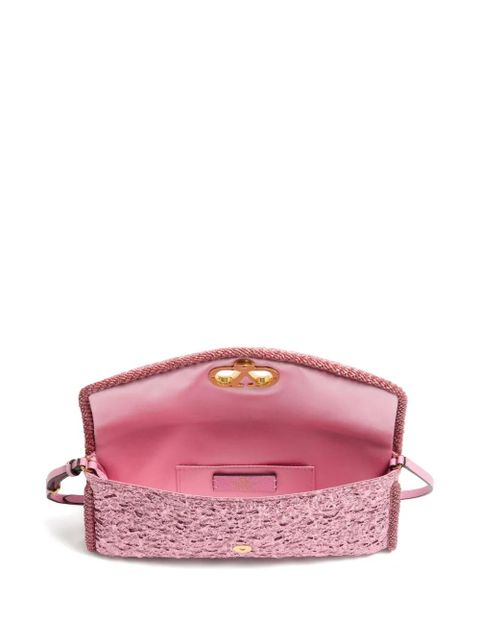 Valentino Garavani small DeVain shoulder bag - Pink