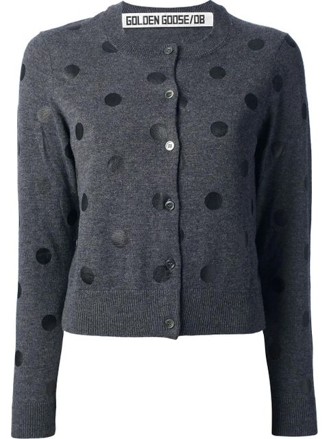 Golden Goose polka dot cardigan - Grey - zdjęcie produktu nr 1