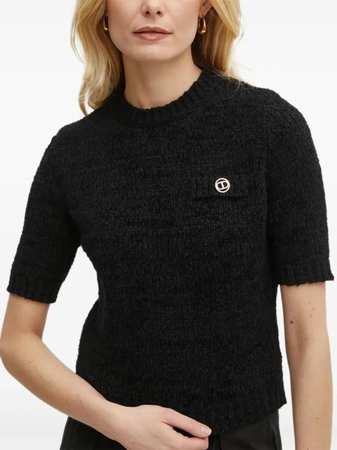 TWINSET logo-detail T-shirt - Black