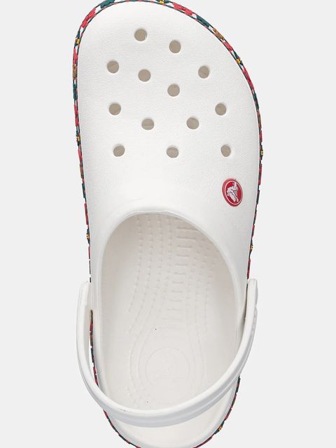 Crocs klapki Crocband Holiday Clog kolor biały 211921