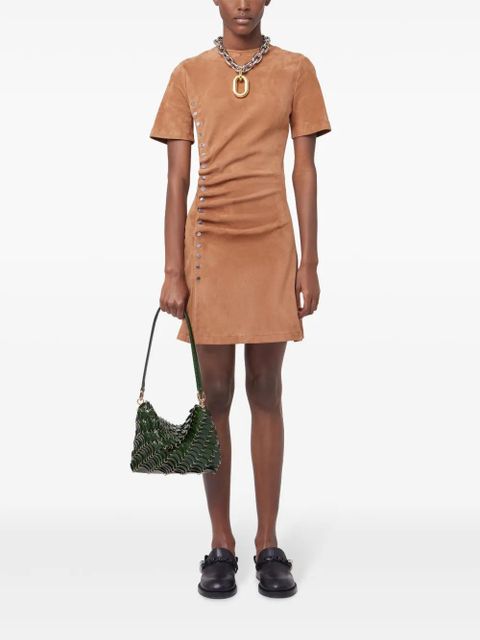 Rabanne gathered mini dress - Brown - zdjęcie produktu nr 2