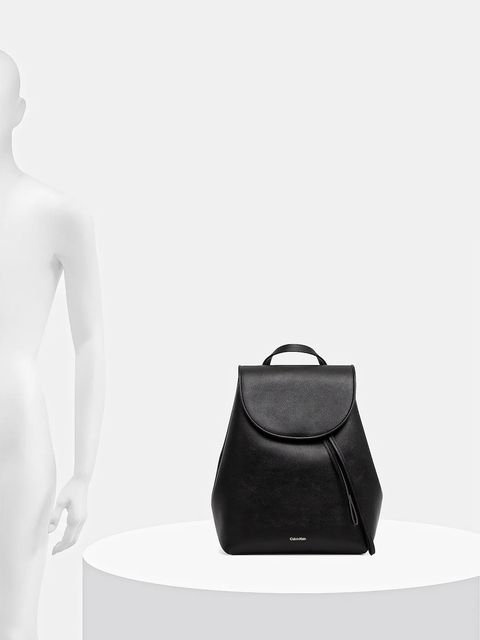 Calvin Klein plecak damski kolor czarny mały gładki LV04F3297G