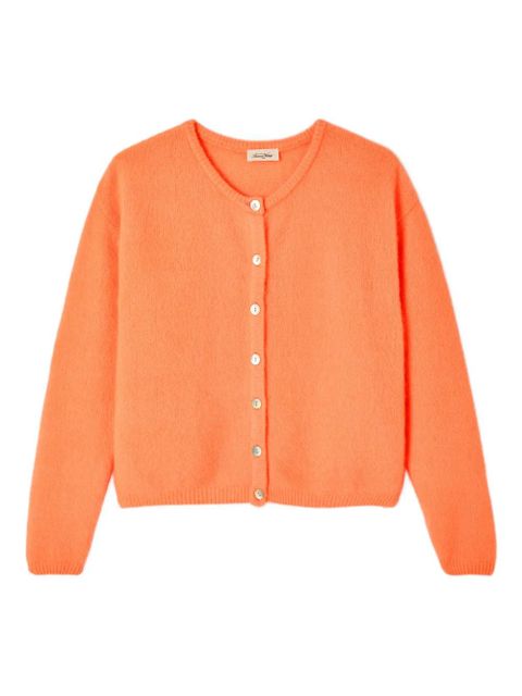 American Vintage Vitow long-sleeved round-neck cardigan - Orange - zdjęcie produktu nr 1