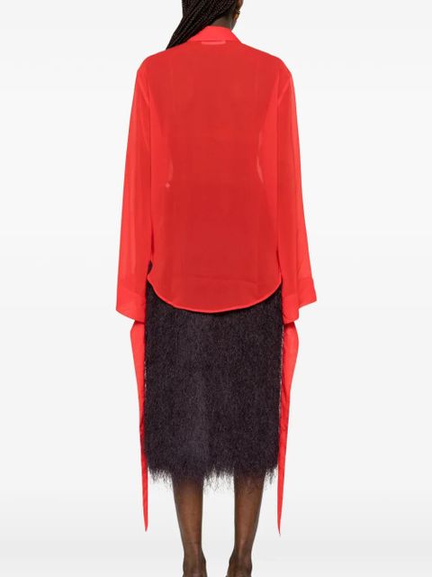 The Frankie Shop long-sleeve blouse - Red