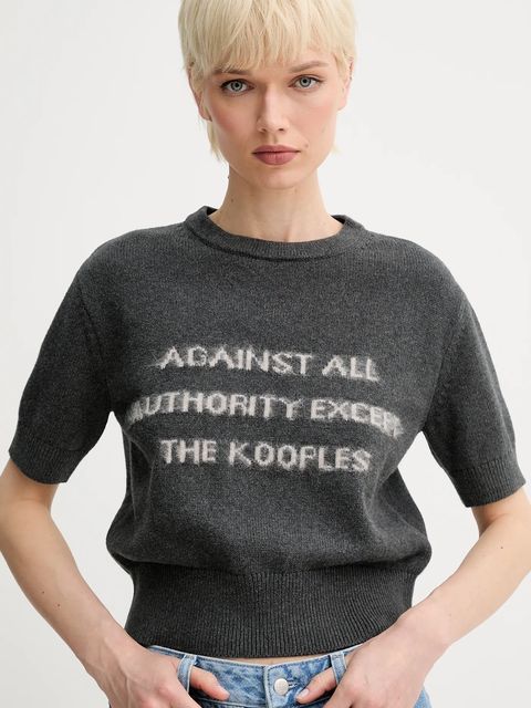 The Kooples sweter z domieszką wełny - zdjęcie produktu nr 2