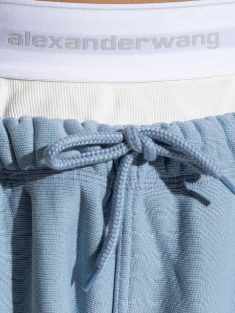 Alexander Wang drawstring pocket trousers - Blue