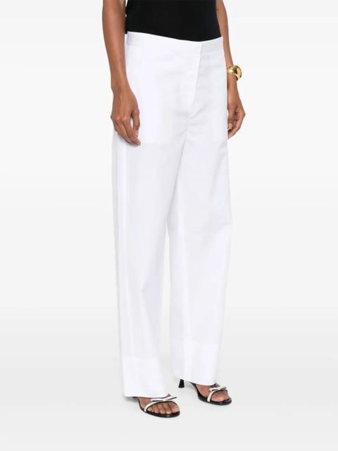 TOTEME twisted-seam trousers - White