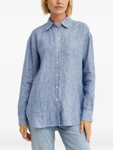 Lauren Ralph Lauren striped buttoned shirt - Blue