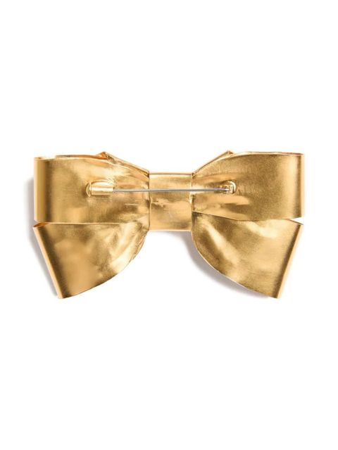 Valentino Garavani Trop Chou bow brooch - Gold - zdjęcie produktu nr 1
