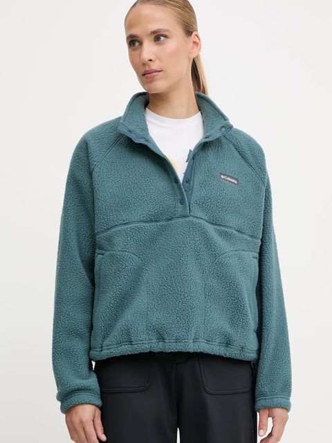 Columbia bluza polarowa Jasper damska kolor turkusowy gładka 2142381 - zdjęcie produktu nr 1